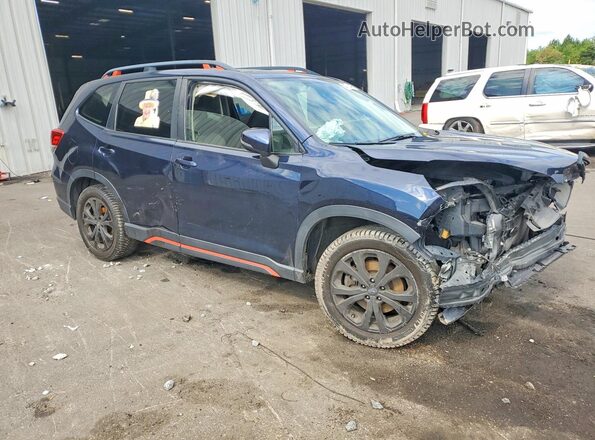 JF2SKAPC3KH467430 2019 SUBARU FORESTER Blue წინა მარჯვენა