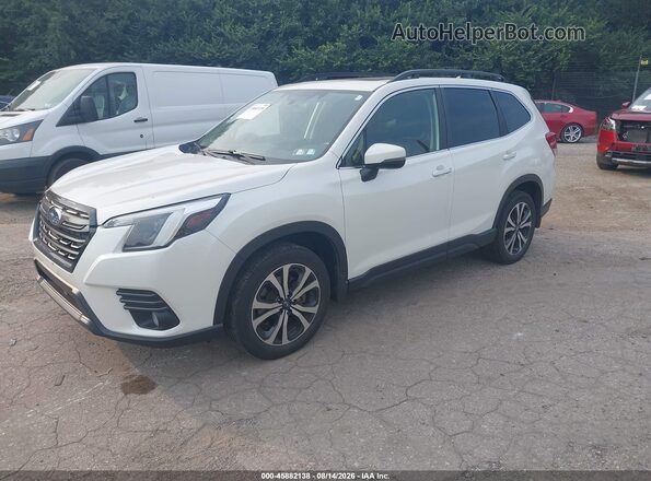 JF2SKAPC4NH421786 2022 SUBARU FORESTER Белый Передняя левая четверть
