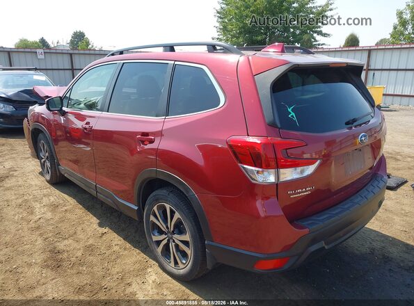 JF2SKAPC5NH481981 2022 SUBARU FORESTER Maroon უკანა მარცხენა