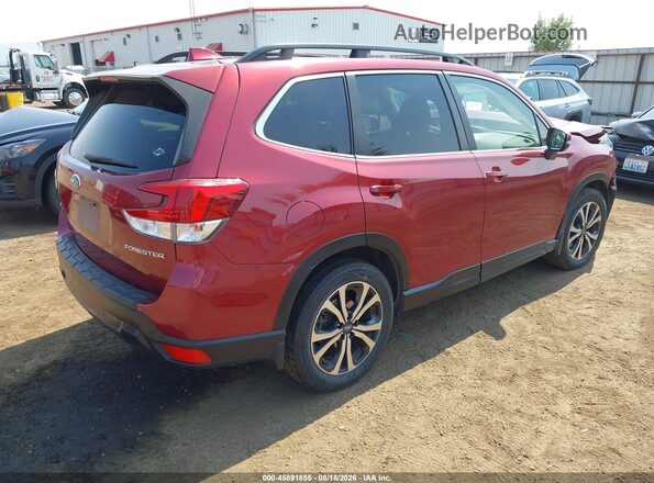 JF2SKAPC5NH481981 2022 SUBARU FORESTER Maroon უკანა მარჯვენა