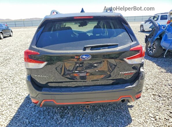 JF2SKAPC6KH583382 2019 SUBARU FORESTER Black Widok z tyłu