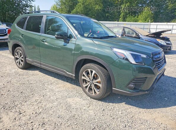 JF2SKAPC6NH473257 2022 SUBARU FORESTER Green Delantero derecho