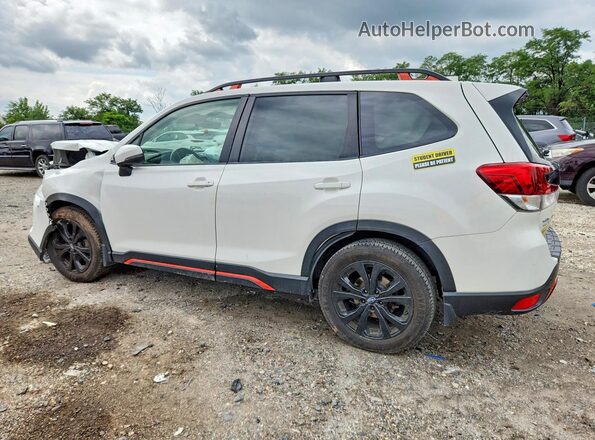 JF2SKAPC7KH487647 2019 SUBARU FORESTER White Rear left
