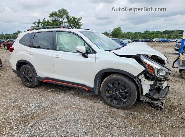 JF2SKAPC7KH487647 2019 SUBARU FORESTER White Front right