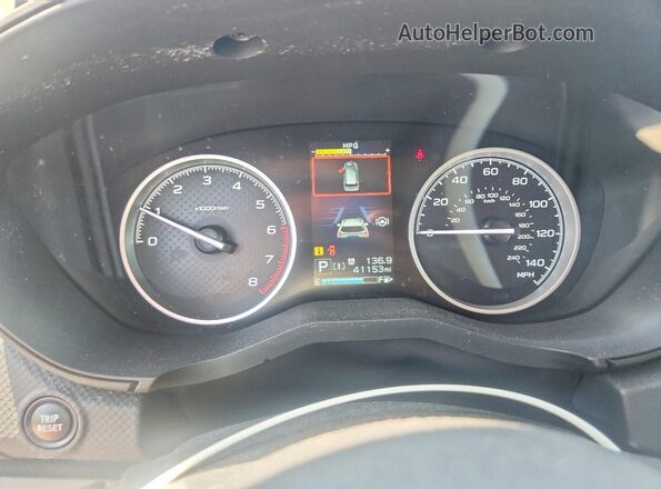 JF2SKAPC8NH524869 2022 SUBARU FORESTER Blue Instrument cluster view