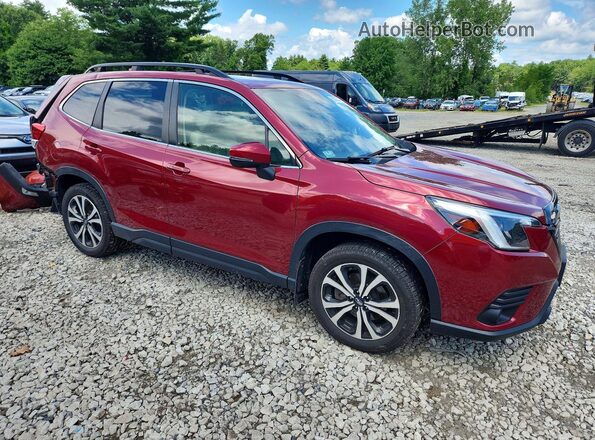 JF2SKAPC8PH419722 2023 SUBARU FORESTER Красный Передняя правая четверть