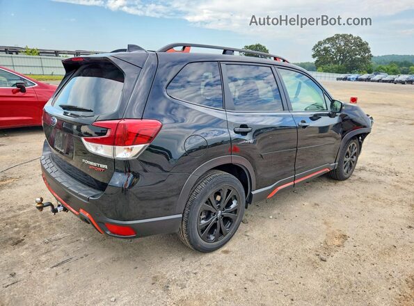 JF2SKAPCXKH474536 2019 SUBARU FORESTER Black უკანა მარჯვენა