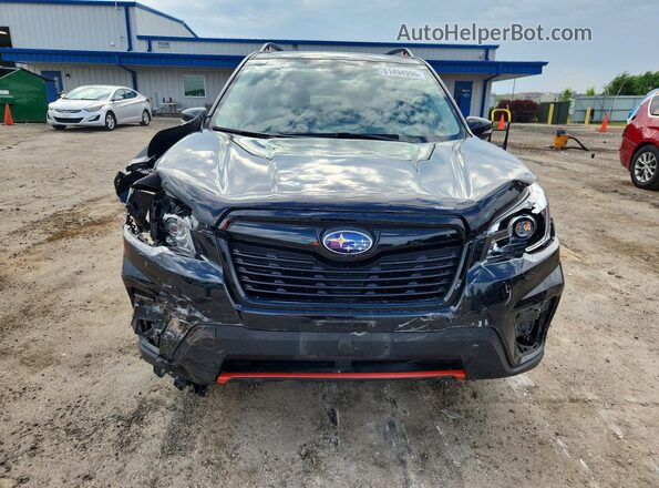 JF2SKAPCXKH474536 2019 SUBARU FORESTER Black წინა ხედი