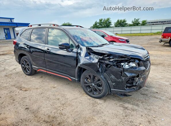 JF2SKAPCXKH474536 2019 SUBARU FORESTER Black წინა მარჯვენა