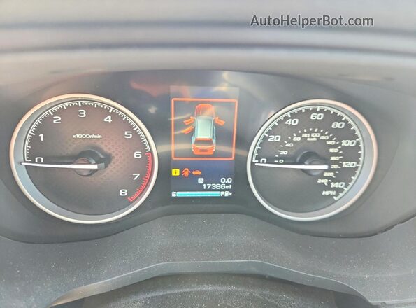 JF2SKAPCXPH537433 2023 SUBARU FORESTER Charcoal ხელსაწყოთა პანელის ხედი