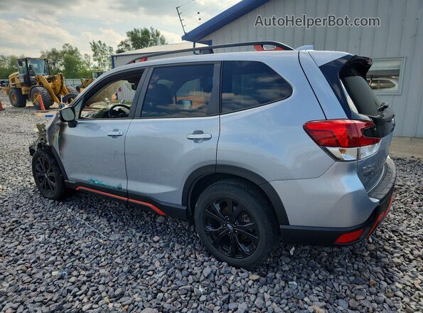 JF2SKARC1LH417379 2020 SUBARU FORESTER Silver Հետևի ձախ