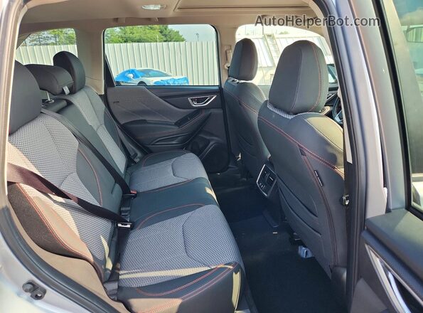 JF2SKARC2MH473607 2021 SUBARU FORESTER Silver უკანა სავარძლების ხედი