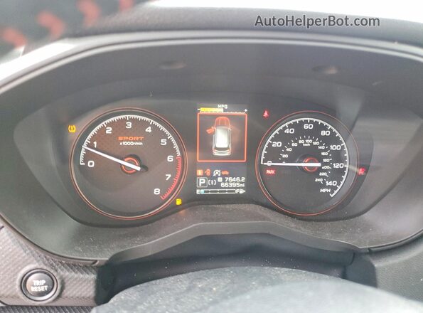 JF2SKARC2MH521347 2021 SUBARU FORESTER Blue ხელსაწყოთა პანელის ხედი