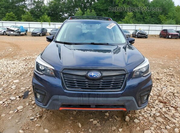 JF2SKARC2MH521347 2021 SUBARU FORESTER Blue წინა ხედი