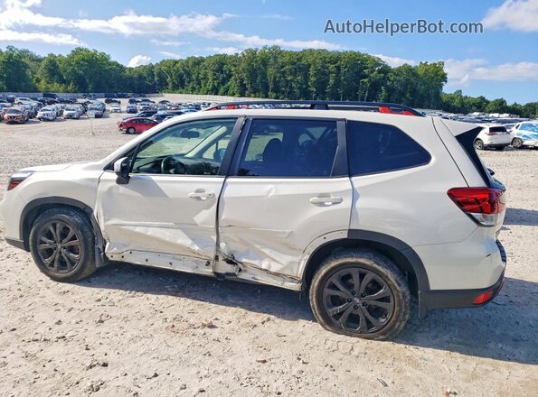 JF2SKARC4LH421703 2020 SUBARU FORESTER White უკანა მარცხენა
