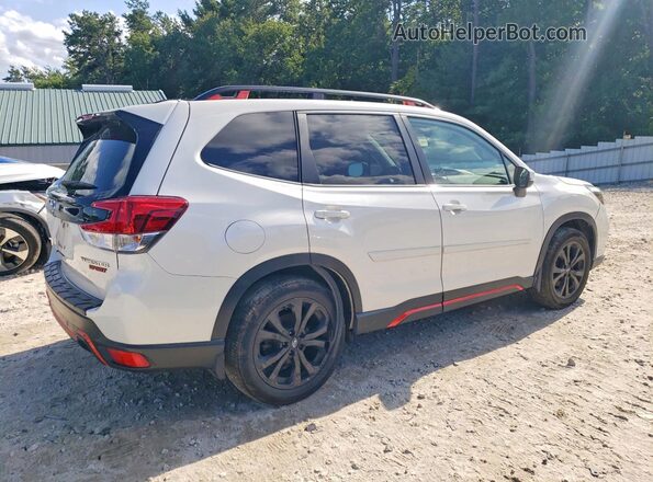 JF2SKARC4LH421703 2020 SUBARU FORESTER White უკანა მარჯვენა