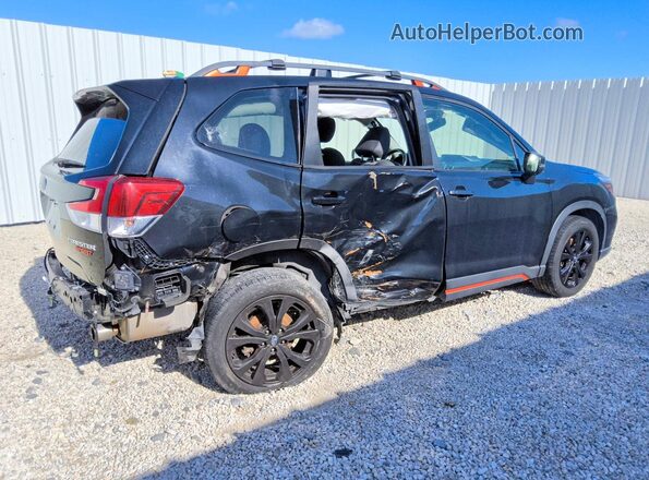 JF2SKARC4LH451378 2020 SUBARU FORESTER Black Задня права чверть