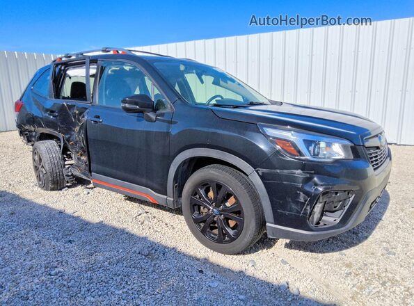 JF2SKARC4LH451378 2020 SUBARU FORESTER Black Передня права чверть