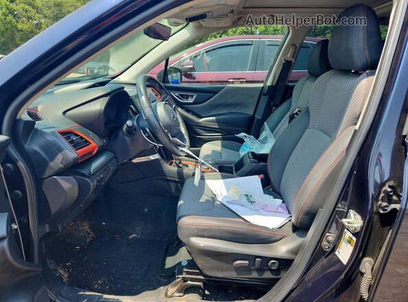 JF2SKARC4MH528817 2021 SUBARU FORESTER Blue Widok wnętrza z przodu