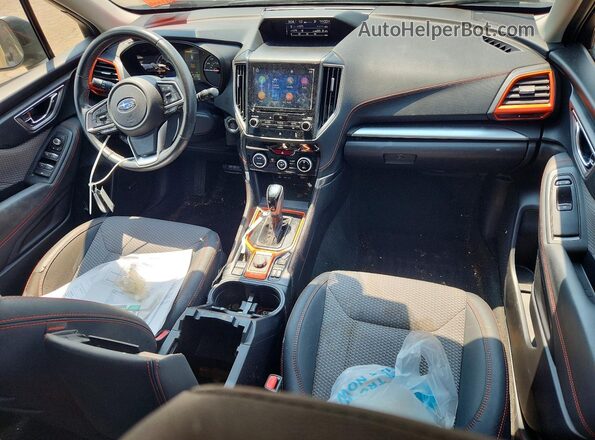 JF2SKARC4MH528817 2021 SUBARU FORESTER Blue Widok deski rozdzielczej