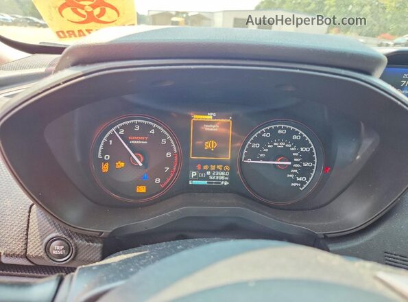 JF2SKARC4MH528817 2021 SUBARU FORESTER Blue Widok zestawu wskaźników