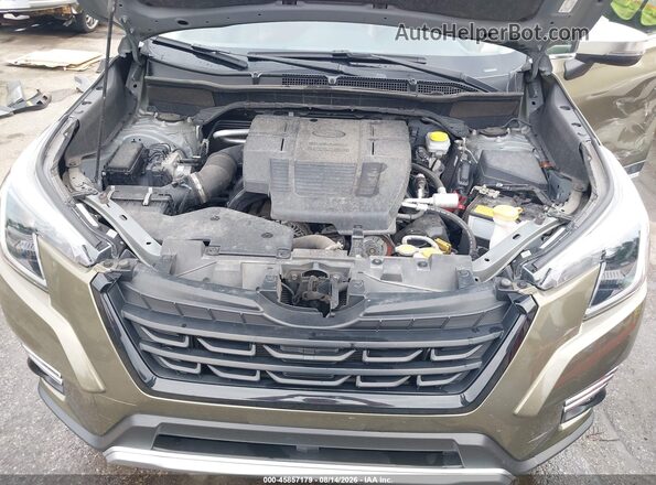 JF2SKARC4NH511940 2022 SUBARU FORESTER Green უკანა ხედი