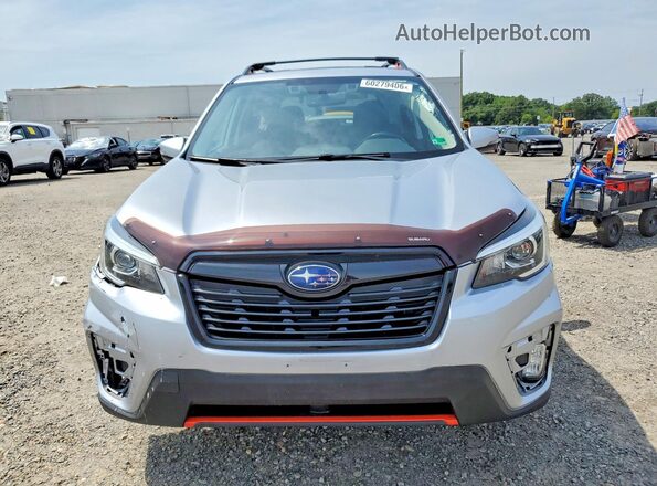 JF2SKARC5LH489167 2020 SUBARU FORESTER Silver Widok z przodu