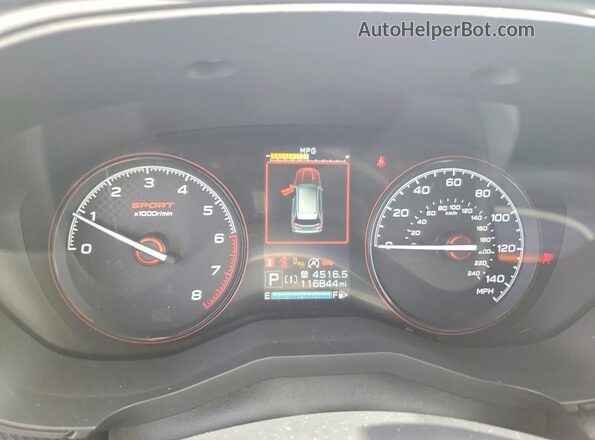 JF2SKARC5LH489167 2020 SUBARU FORESTER Silver Widok zestawu wskaźników