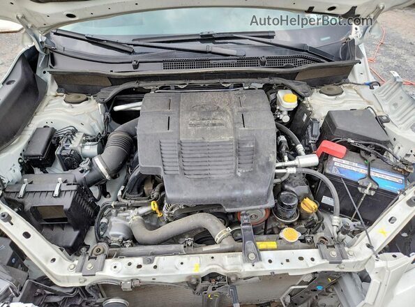 JF2SKARC5MH531466 2021 SUBARU FORESTER White Vista del compartimento del motor