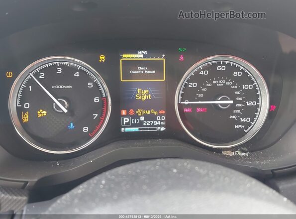JF2SKARC5PH497467 2023 SUBARU FORESTER Gray უკანა სავარძლების ხედი
