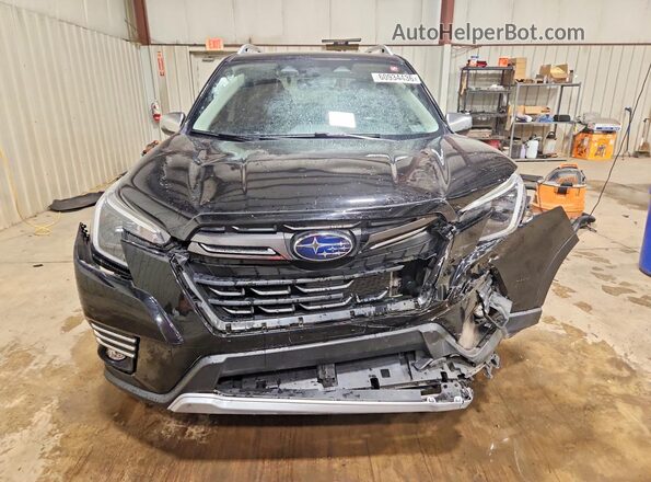 JF2SKARC7NH439678 2022 SUBARU FORESTER Black წინა ხედი