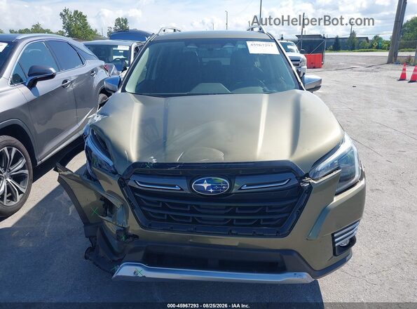 JF2SKARC7NH458313 2022 SUBARU FORESTER Зеленый Вид щитка приборов