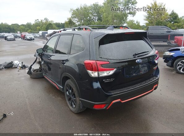 JF2SKARC8MH477760 2021 SUBARU FORESTER Navy Задня ліва чверть