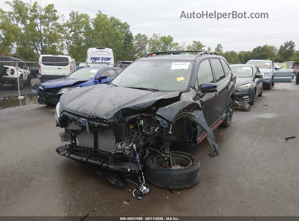 JF2SKARC8MH477760 2021 SUBARU FORESTER Navy Передня ліва чверть