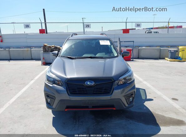 JF2SKARC9MH479470 2021 SUBARU FORESTER Gray Вид задньої частини салону