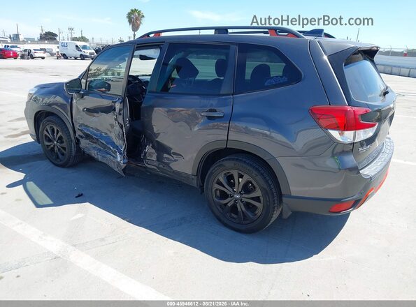 JF2SKARC9MH479470 2021 SUBARU FORESTER Gray Задня ліва чверть