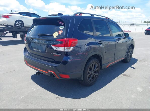 JF2SKARC9MH575423 2021 SUBARU FORESTER Синий Задняя правая четверть