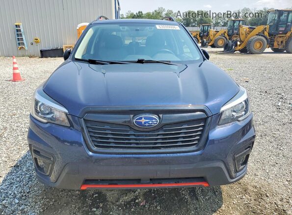 JF2SKARCXLH453894 2020 SUBARU FORESTER Синий Вид спереди