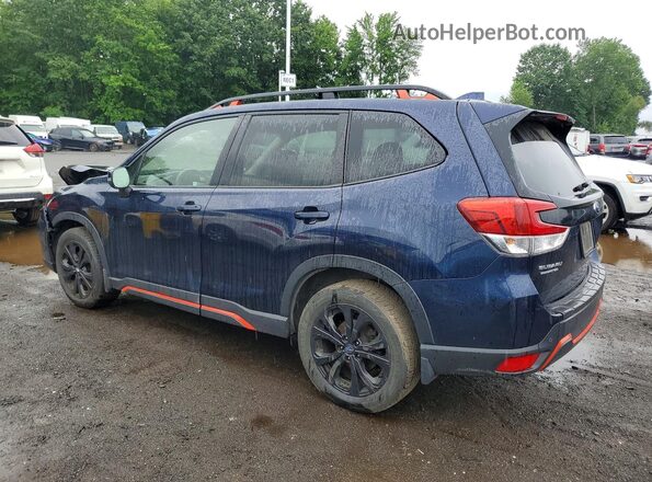 JF2SKARCXLH487155 2020 SUBARU FORESTER Blue Հետևի ձախ