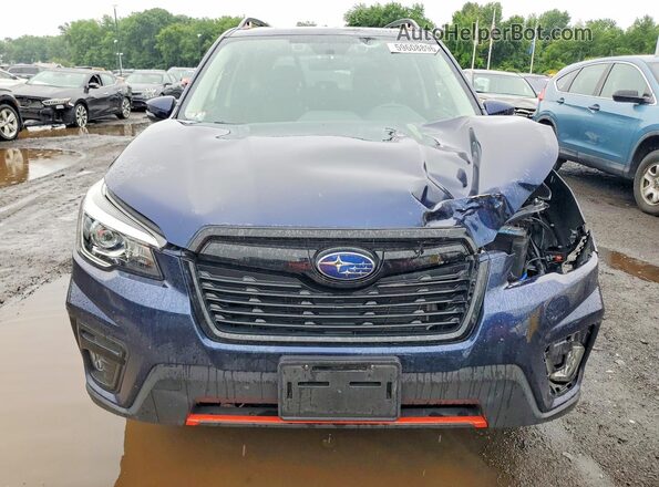 JF2SKARCXLH487155 2020 SUBARU FORESTER Blue Դիմացի տեսք