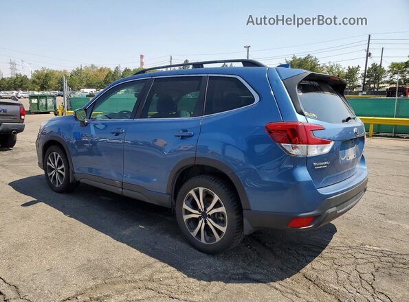 JF2SKASC0KH419052 2019 SUBARU FORESTER Blue Rear left
