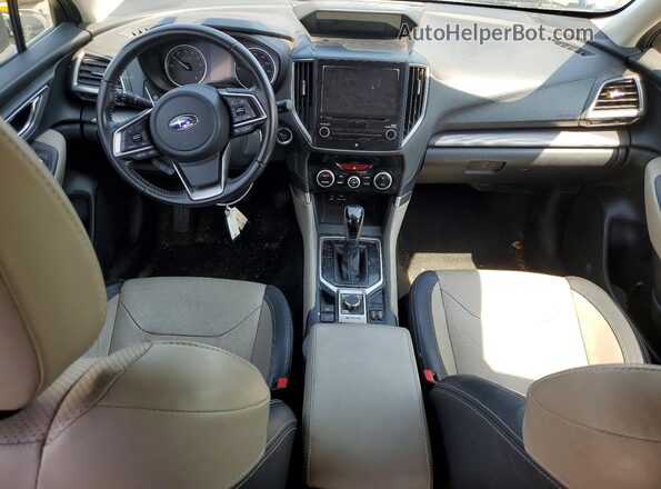 JF2SKASC0KH419052 2019 SUBARU FORESTER Blue Dashboard view