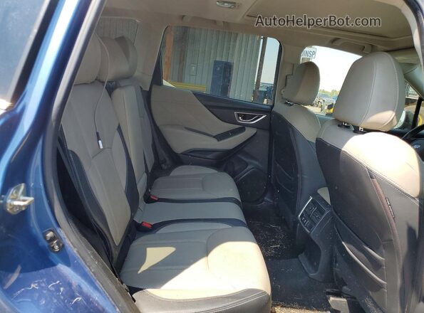 JF2SKASC0KH419052 2019 SUBARU FORESTER Blue Rear seats view