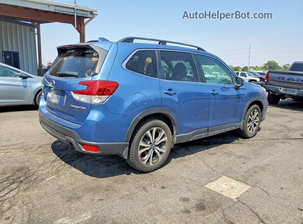 JF2SKASC0KH419052 2019 SUBARU FORESTER Blue Rear right