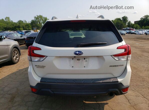 JF2SKASC0KH470504 2019 SUBARU FORESTER White Հետևի տեսք