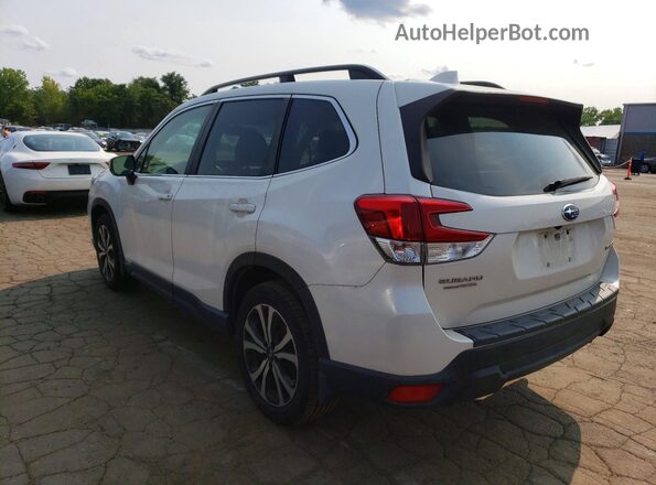 JF2SKASC0KH470504 2019 SUBARU FORESTER White Հետևի ձախ