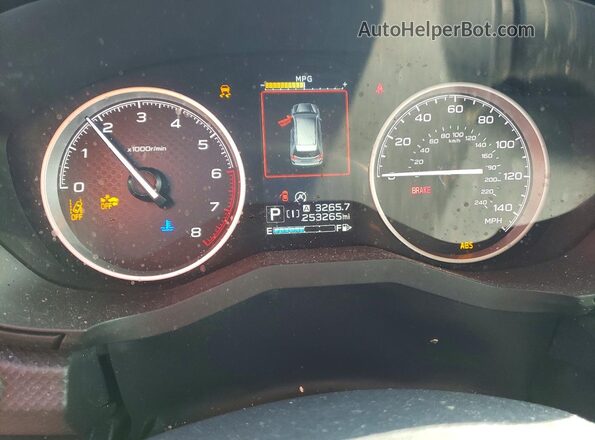 JF2SKASC0KH470504 2019 SUBARU FORESTER White Սարքավորումների վահանակի տեսք