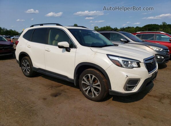 JF2SKASC0KH470504 2019 SUBARU FORESTER White Առջևի աջ