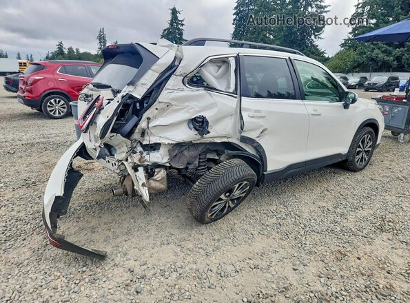 JF2SKASC0LH451842 2020 SUBARU FORESTER Белый Задняя правая четверть