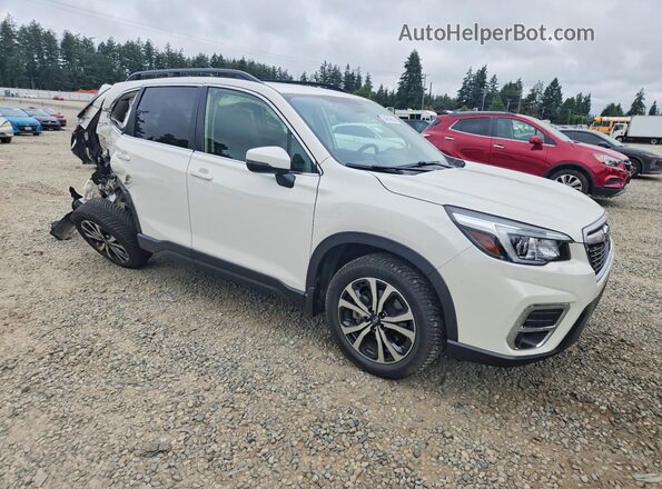 JF2SKASC0LH451842 2020 SUBARU FORESTER Белый Передняя правая четверть